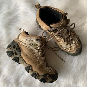 Oboz BDry Leather Waterproof Hiking Boots Womens 8